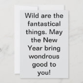Fantastische nieuwjaarskaart feestdagenkaart (Achterkant)