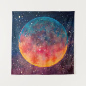 Fantastische olie schildert prachtige grote planee wandkleed (Voorkant)