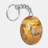 Fantastische paarden: Berg Sleutelhanger (Voorkant Links)