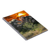 Fantastische paarden: Black Magic Notitieboek (Rechterzijde)