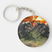 Fantastische paarden: Black Magic Sleutelhanger (Voorkant)