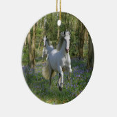 Fantastische paarden: Bluebell Wood Keramisch Ornament (Rechts)