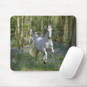 Fantastische paarden: Bluebell Wood Muismat (Met muis)