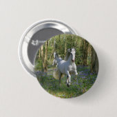 Fantastische paarden: Bluebell Wood Ronde Button 5,7 Cm (Voorkant /achterkant)