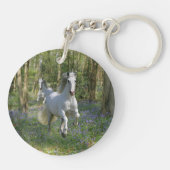 Fantastische paarden: Bluebell Wood Sleutelhanger (Achterkant)