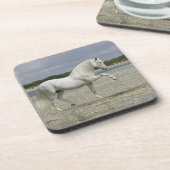 Fantastische paarden: Heer van het meer Drankjes Onderzetter (Linkerzijde)