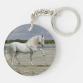 Fantastische paarden: Heer van het meer Sleutelhanger (Achterkant)