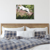 Fantastische paarden: lentekallop canvas afdruk (Insitu (Slaapkamer))