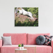 Fantastische paarden: lentekallop canvas afdruk (Insitu (Woonkamer))