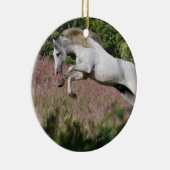 Fantastische paarden: Spring Gallop Keramisch Ornament (Rechts)