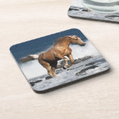 Fantastische paarden: Summer Splash Drankjes Onderzetter (Linkerzijde)