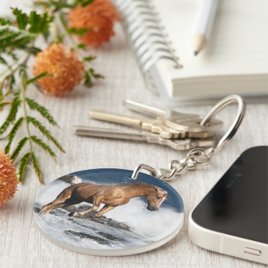 Fantastische paarden: Summer Splash Sleutelhanger (Voorkant Rechts)