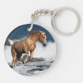 Fantastische paarden: Summer Splash Sleutelhanger (Achterkant)