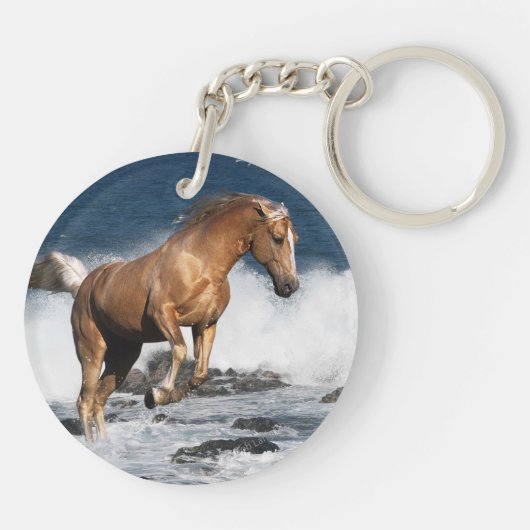 Fantastische paarden: Summer Splash Sleutelhanger (Achterkant)