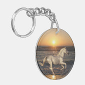 Fantastische paarden: Sunset Sleutelhanger (Voorkant Links)