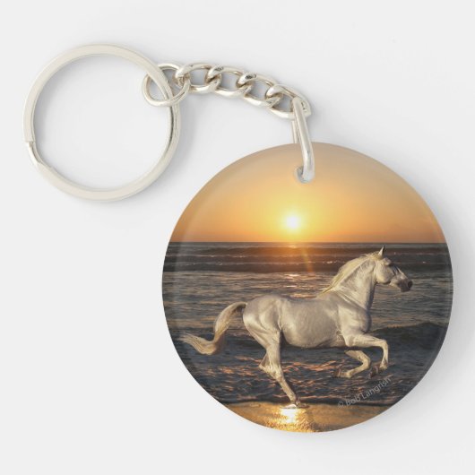 Fantastische paarden: Sunset Sleutelhanger (Voorkant)