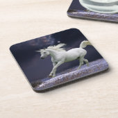 Fantastische paarden: Unicorn Bier Onderzetter (Linkerzijde)