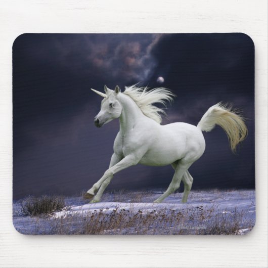 Fantastische paarden: Unicorn Muismat (Voorkant)