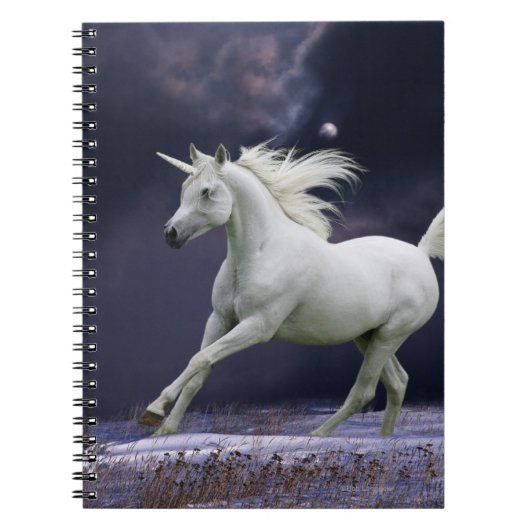 Fantastische paarden: Unicorn Notitieboek (Voorkant)