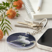 Fantastische paarden: Unicorn Sleutelhanger (Voorkant Rechts)