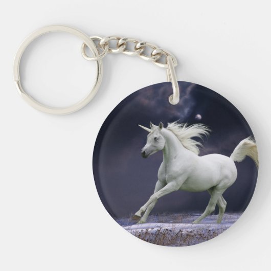 Fantastische paarden: Unicorn Sleutelhanger (Voorkant)