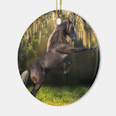 Fantastische paarden: Warrior Prince Keramisch Ornament (Links)