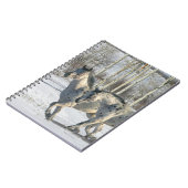 Fantastische paarden: Winter Wonderland Notitieboek (Linkerzijde)