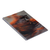 Fantastische paarden: Wolken Notitieboek (Rechterzijde)