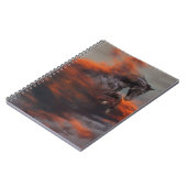 Fantastische paarden: Wolken Notitieboek (Linkerzijde)