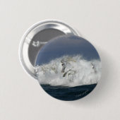 Fantastische paarden: Zee Ronde Button 5,7 Cm (Voorkant /achterkant)