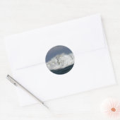 Fantastische paarden: Zee Ronde Sticker (Envelop)