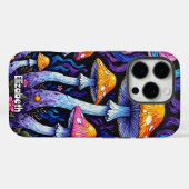 Fantastische paddenstoelentuin Case-Mate iPhone case (Achterkant (horizontaal))