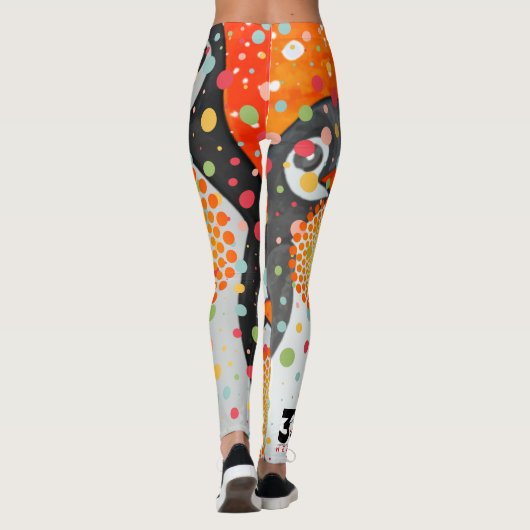 Fantastische pinguïns leggings (Achterkant)