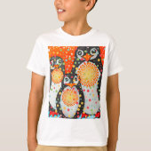 Fantastische pinguïns t-shirt (Voorkant)