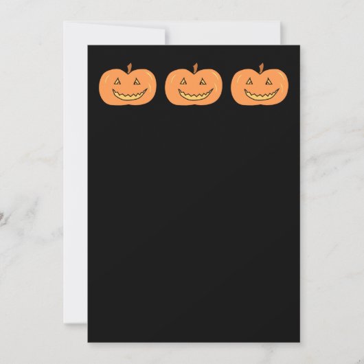 Fantastische pompoen. Halloween. Kaart (Voorkant)