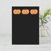 Fantastische pompoen. Halloween. Kaart (Staand voorkant)