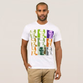 Fantastische Pop Art Obama T shirt (Voorkant volledig)