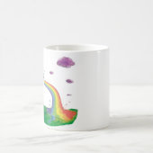 Fantastische regenboog kotsen eenhoorn cup magische mok (Center)