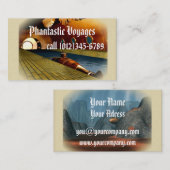 Fantastische reizen visitekaartje (Voorkant / Achterkant)