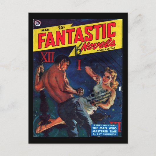 Fantastische romans - 1950.37_Pulp Art Briefkaart (Voorkant)