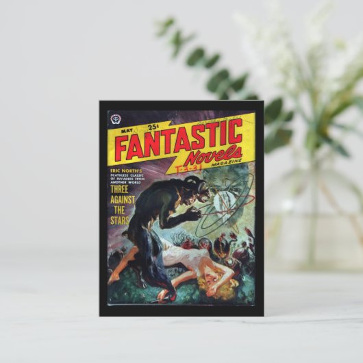 Fantastische romans - 1950.53_Pulp Art Briefkaart (Staand voorkant)