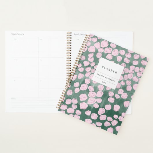 Fantastische Roze Bloemige Planner (Display)