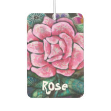 Fantastische Roze Roos Art Nouveau Botanische Bloe