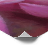 Fantastische Rozen gekleurd in perzikkleurig Poster (Hoek)