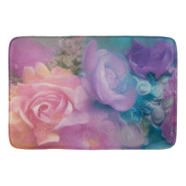 Fantastische Rozen gekleurd in roze en Paarse Vint Badmat