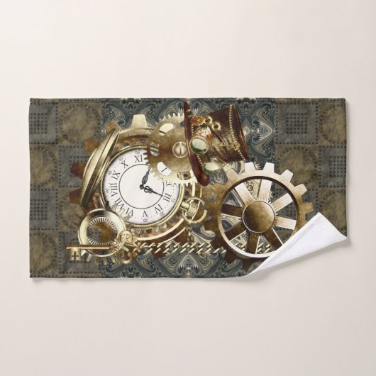 Fantastische Rusty en Gold Steampunk Art Bad Handdoek (Handdoek)