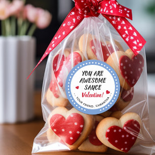 Fantastische Saus Valentijn Favoriet Ronde Sticker