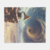 Fantastische Schattigee muziek uit de woestijn Fleece Deken (Voorkant (Horizontaal))