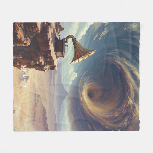Fantastische Schattigee muziek uit de woestijn Fleece Deken (Voorkant (Horizontaal))