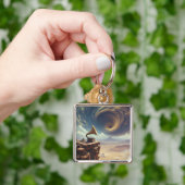 Fantastische Schattigee muziek uit de woestijn Sleutelhanger (Hand)